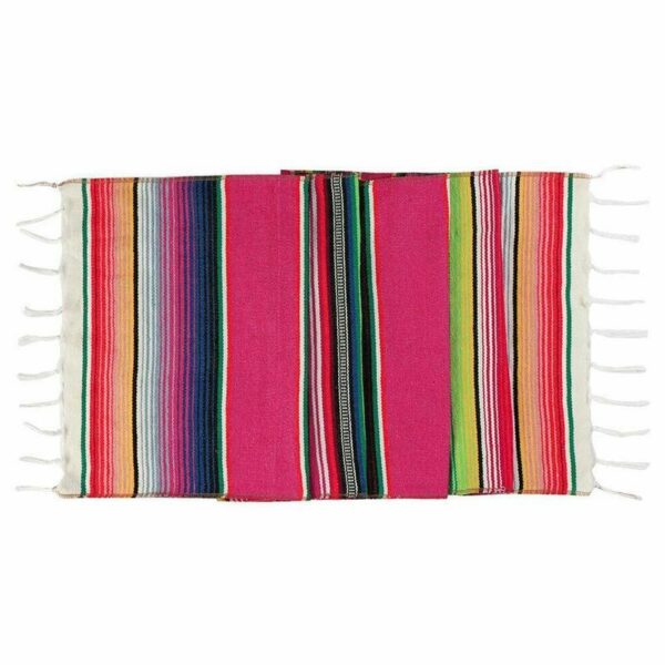 1 Pc 35*215 cm coton Table drapeau Style mexicain nappe mariage décoration fête fournitures anniversaire table décoration – Image 5